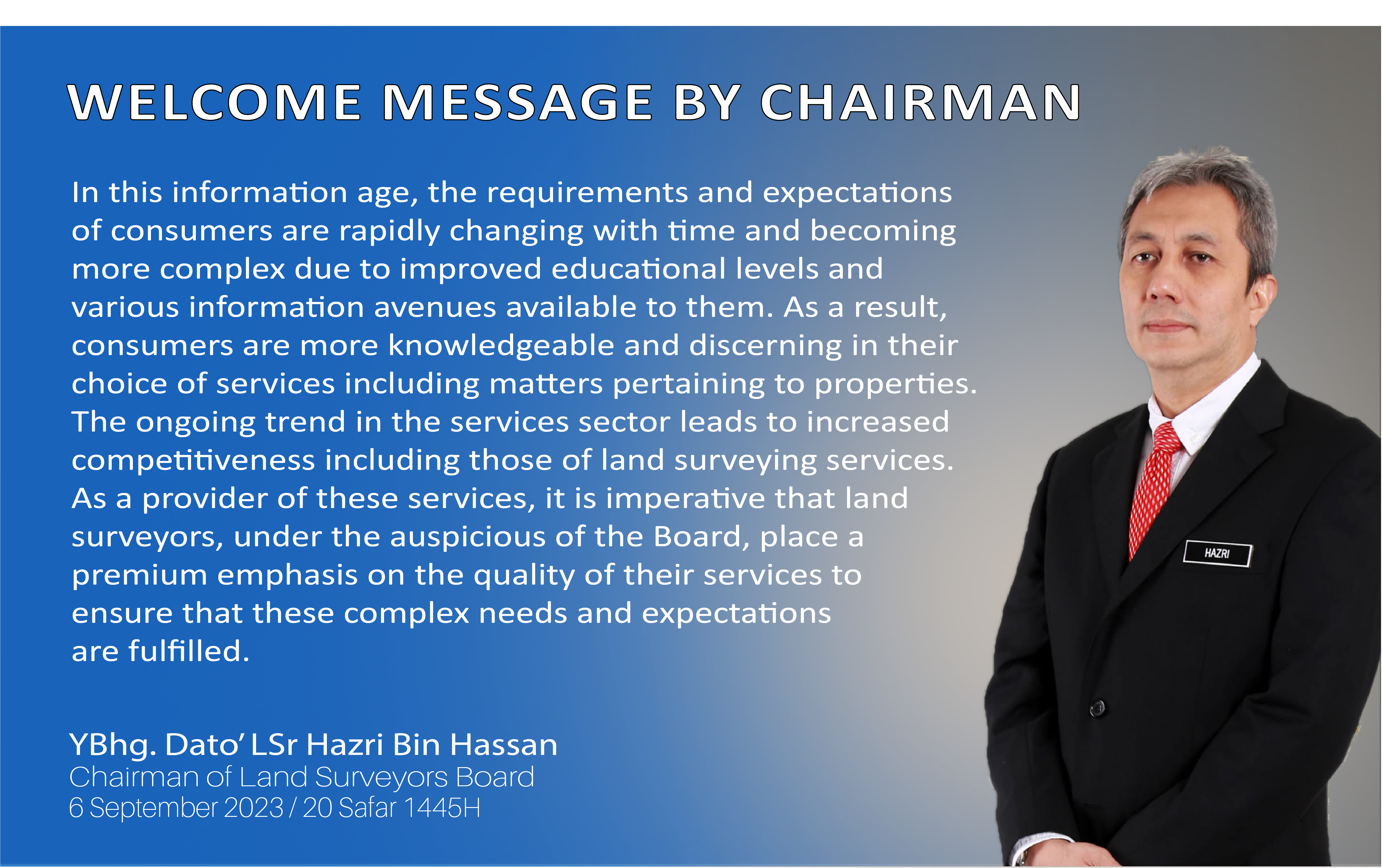 Chairman Message